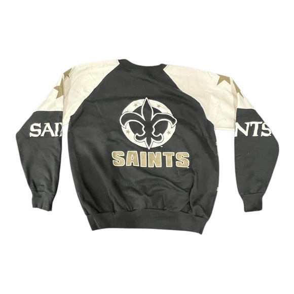 VTG 1980’s New Orleans Saints crewneck Sweater All Over Print Made USA Size XL - Picture 3 of 9